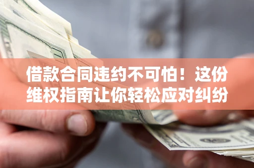 济南借款合同违约不可怕！这份维权指南让你轻松应对纠纷